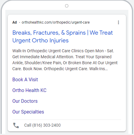 google ads for doctors