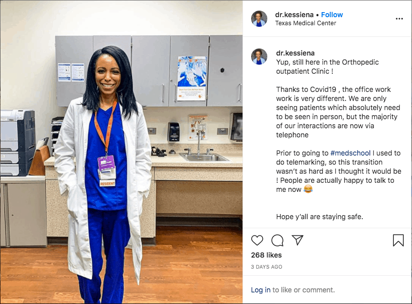 instagram for healthcare