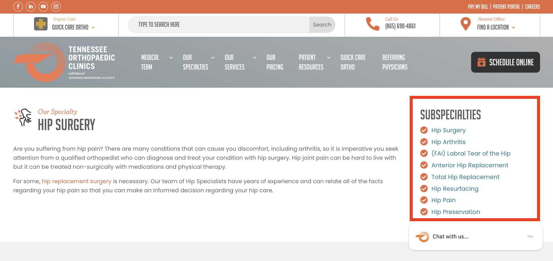 orthopedic marketing agency case study